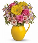 Teleflora's Sunny Day Pitcher Of Charm